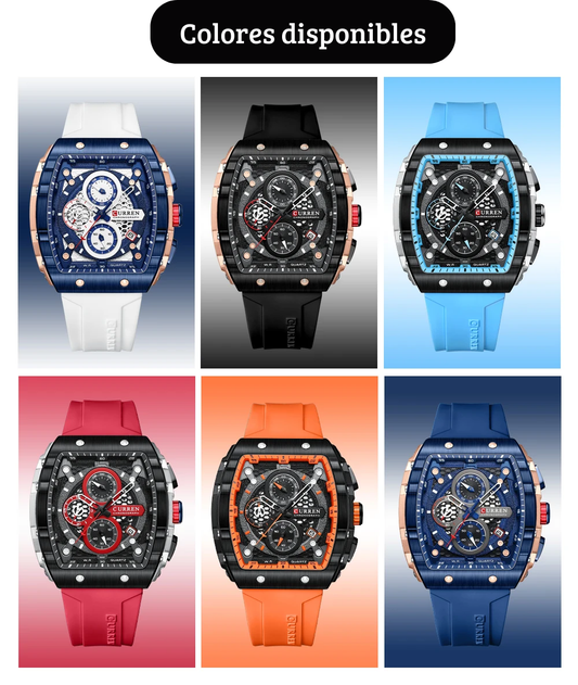 Reloj Curren 8442 Silicona