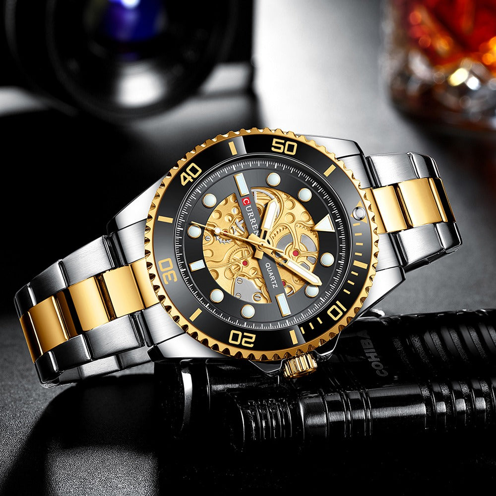 Curren tipo Rolex en Cuarzo  🌟