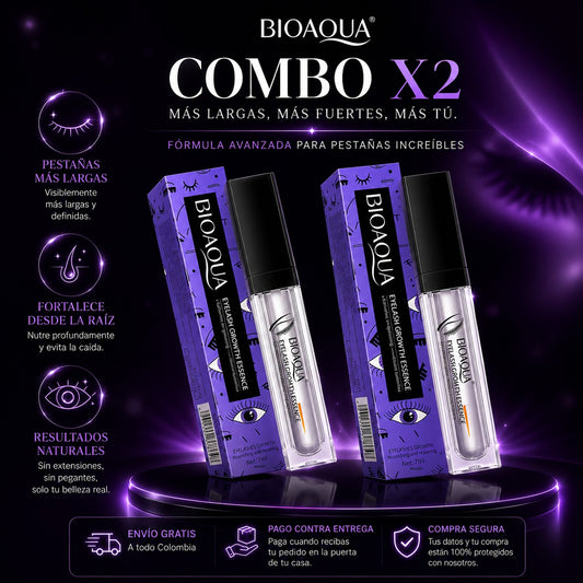 SERUM ALARGADOR DE PESTAÑAS BIOAQUA X2