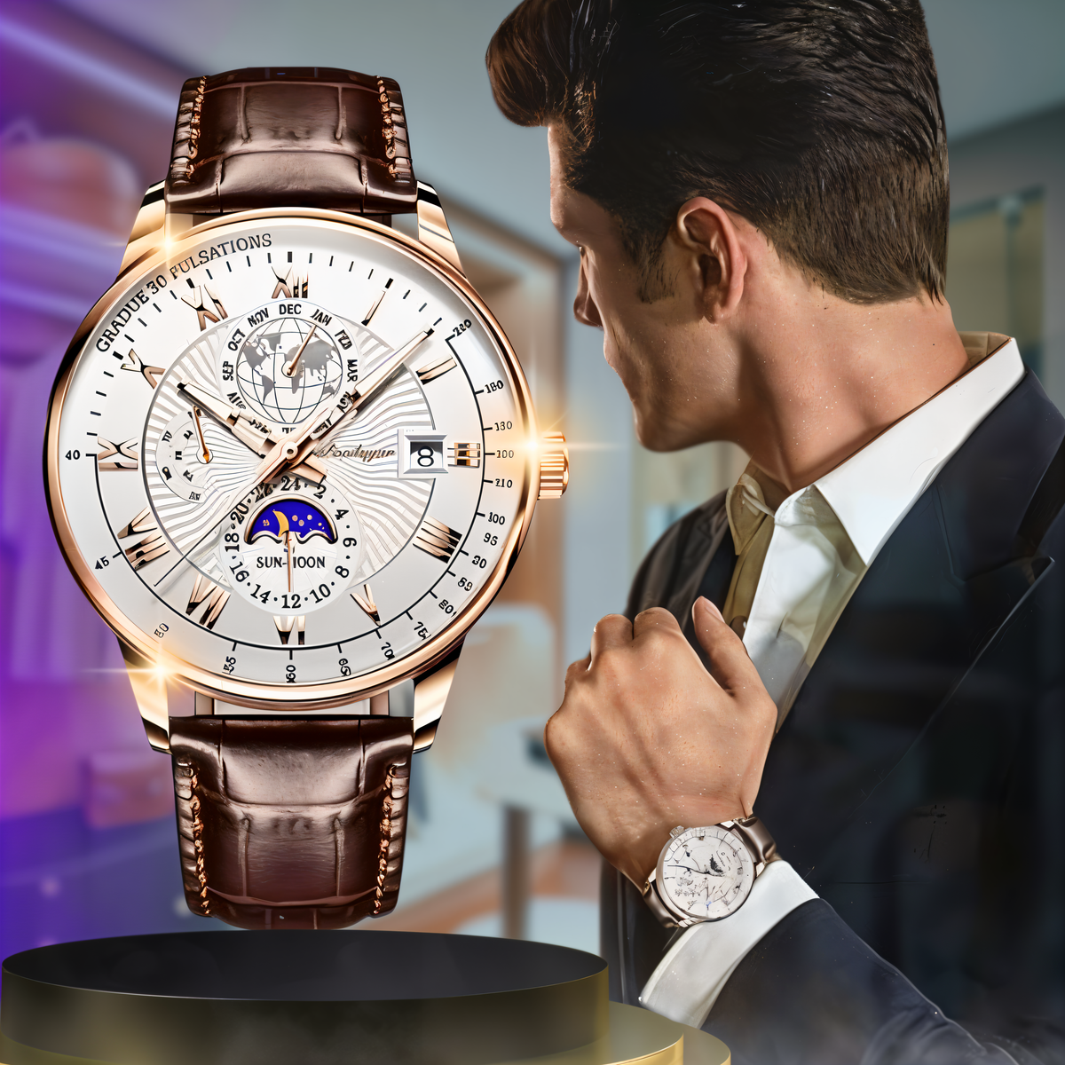 Reloj Mecánico  Hombre